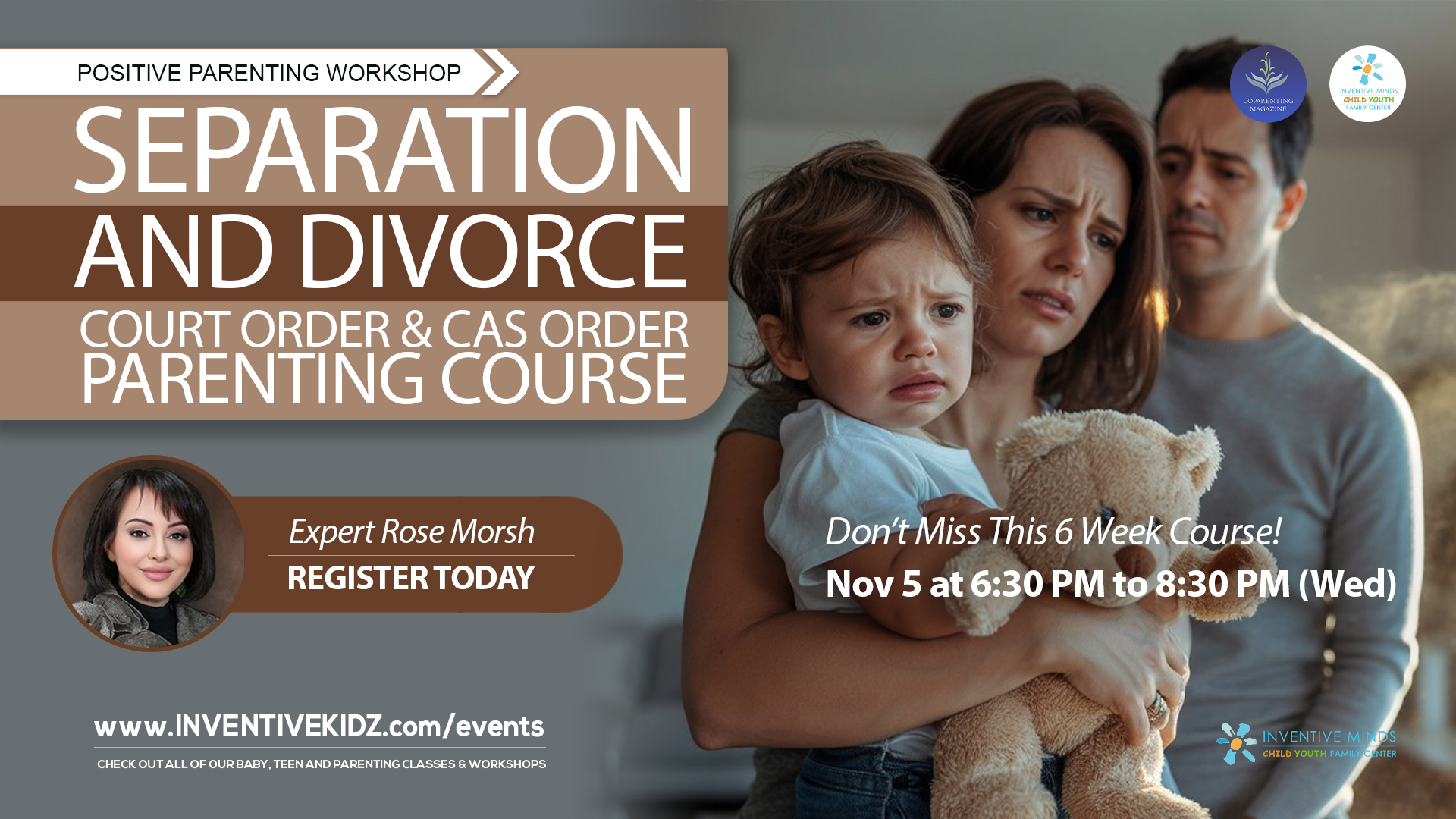 Separation & Divorce - Court Order & CAS Order Parenting Course (Nov 2025) 